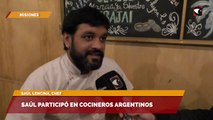 Saúl participó en Cocineros Argentinos