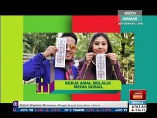 Kerja amal melalui media sosial - Fouziah Gous