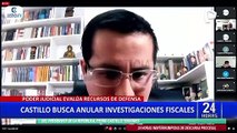 Poder Judicial evaluará este viernes dos recursos que buscan anular investigación a Pedro Castillo