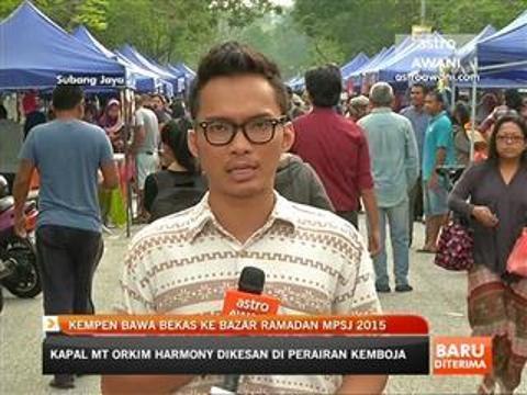 Kempen bawa bekas ke bazar Ramadan MPSJ 2015