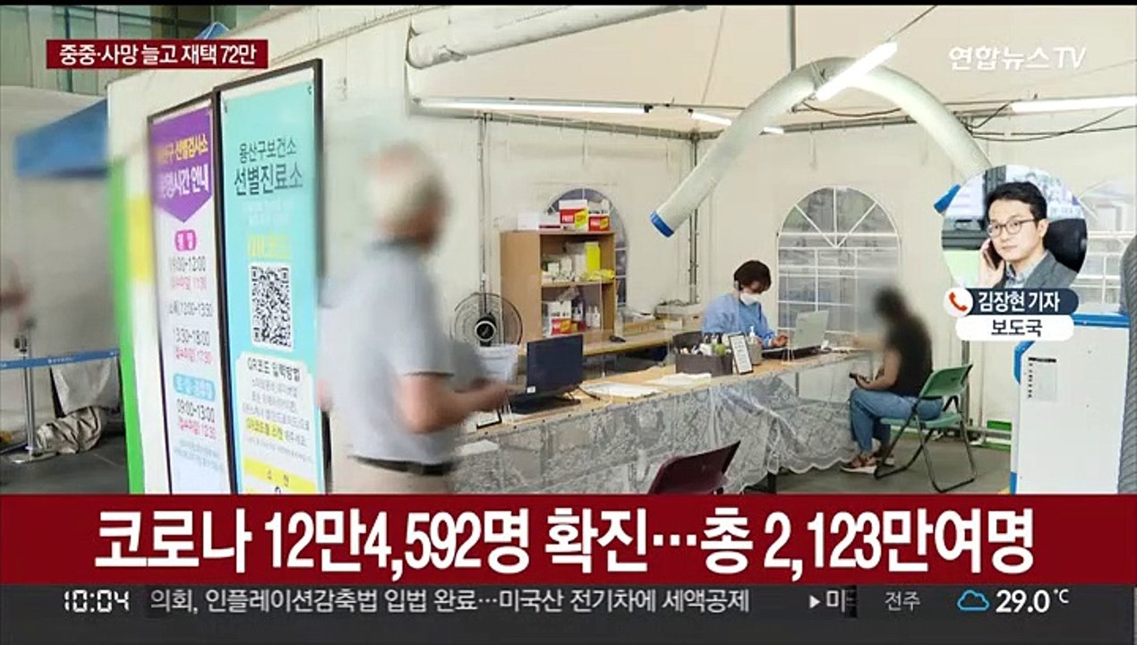 12만 명대 확진…위중증·사망 석 달여 만에 최대