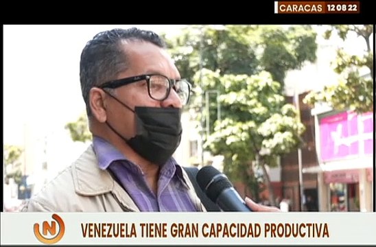 Caraqueños destacan importancia del impulso de la producción nacional y apoyo a emprendedores