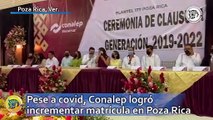 Pese a covid, Conalep logró incrementar matrícula en Poza Rica
