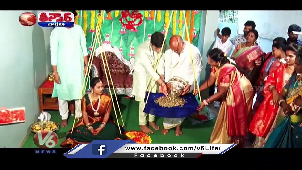 Brother Gift Rs.12 Thousand Coins To His Sister The Occasion Of Raksha Bandhan _ Khammam _V6Teenmaar