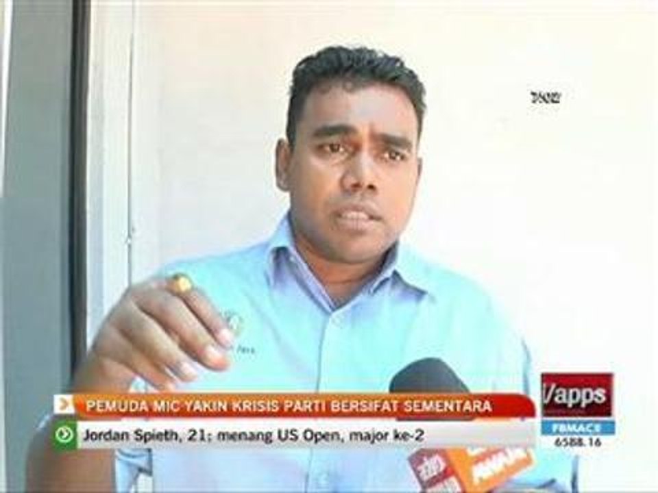Pemuda MIC yakin kemelut mic bersifat sementara