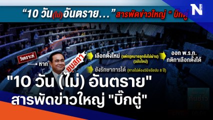 "10 วัน (ไม่) อันตราย" สารพัดข่าวใหญ่ "บิ๊กตู่" | เนชั่นทันข่าวเช้า | NationTV22