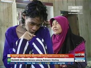 Warga emas rayu rayuan pulihkan cucu murung