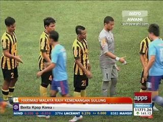Harimau Malaya raih kemenangan sulung
