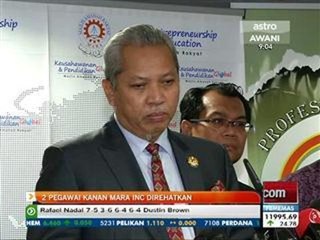 2 pegawai kanan MARA Inc direhatkan