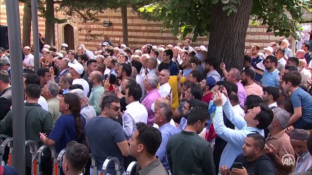 Cumhurbaşkanı Erdoğan, restorasyonu tamamlanan Ayazma Camii'ni açtı