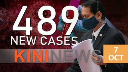 #KiniNews | Covid-19: 489 new cases, active cases at all time high