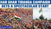 Har Ghar Tiranga campaign kicks off today: Tricolor wave sweeps India | Oneindia news *News