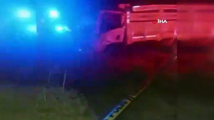 Otomobil ile kamyon çarpıştı: 1 ölü, 3 yaralı