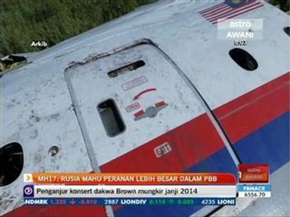 MH17: Rusia mahu peranan lebih besar dalam PBB