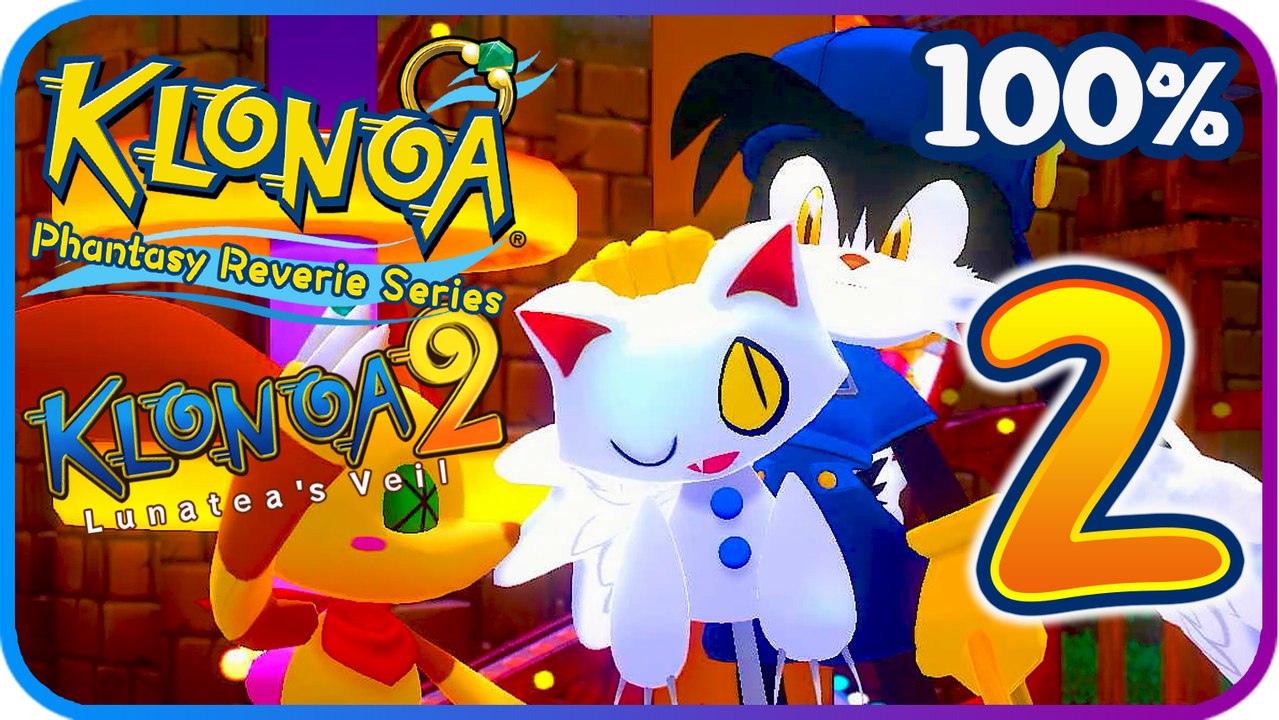 Klonoa Phantasy Reverie Walkthrough Part 2 ~ Lunatea's Veil ~ 100% ~ Joilant (PS5)