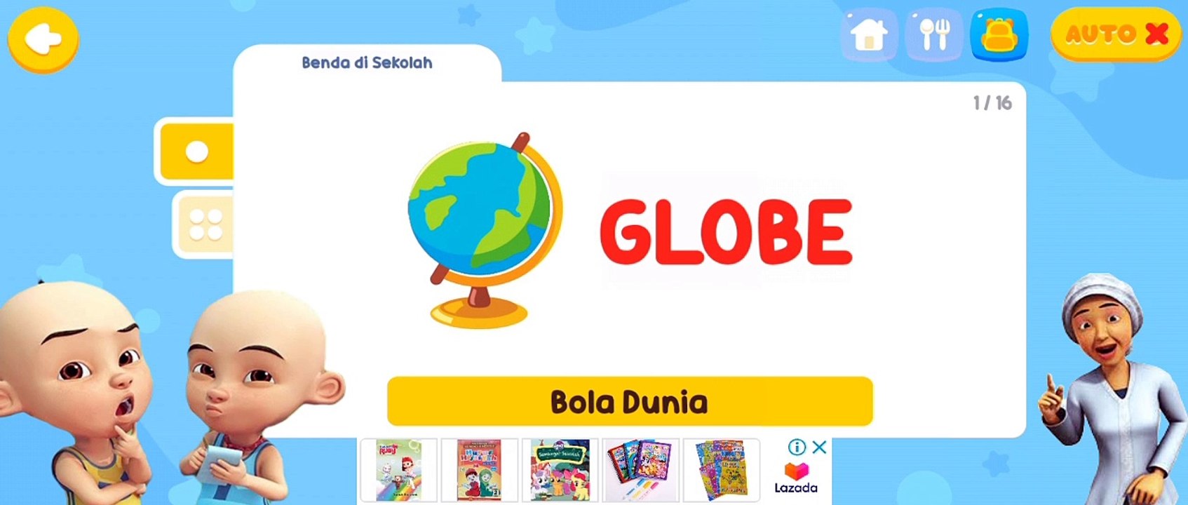 Belajar macam-macam benda di sekolah dalam bahasa Inggris
