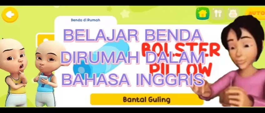 Belajar nama-nama benda dirumah dalam bahasa Inggris