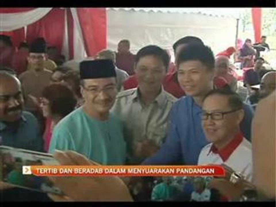 Tertib dan beradab dalam menyuarakan pandangan