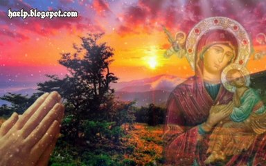 Βραδινή προσευχή παράκληση στην Παναγία