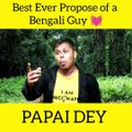 Best ever propose of a bengali guy / anirban / priyanka / bibaho ovijan / funny video / funny bengali spoof video / papai dey /