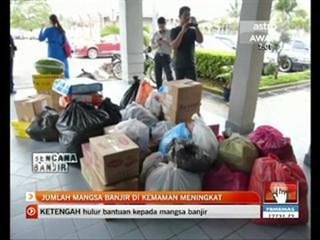 Jumlah mangsa banjir di Kemaman meningkat