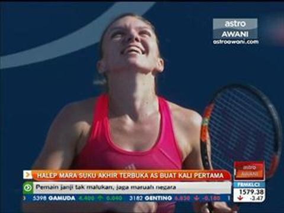 Tenis Terbuka AS: Simona Halep mara ke suku akhir buat kali pertama