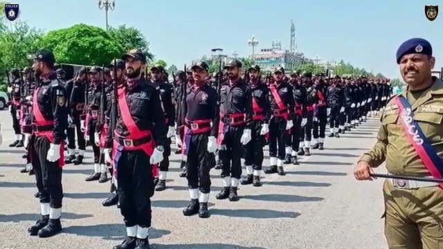 A SPECIAL CONTINGENT OF SINDH POLICE SET TO PARTICIPATE IN PARADE ON DIAMOND JUBILEE CELEBRATIONS OF PAKISTAN