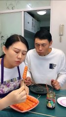 Husband and Wife Funny Eating  Show Viral Video A Millions View Trending in Tik Tok Ep.16