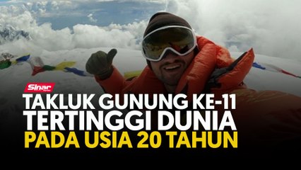 Takluk gunung ke-11 tertinggi dunia pada usia 20 tahun