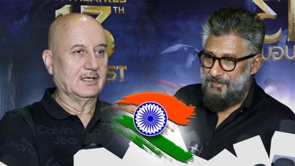 Anupam Kher और Vivek Agnihotri  ने आजादी के अमृत महोत्सव की ख़ुशी इस तरह की जाहिर