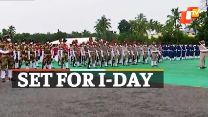 Full dress rehearsal ahead of Independence Day parade in Bhubaneswar