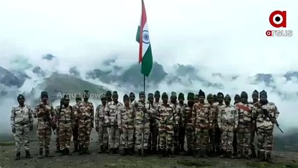 Har Ghar Tiranga Campaign by ITBP Personnel at 14,000 ft altitude in Uttarakhand