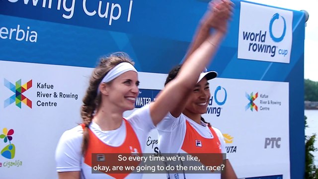 2022 European Rowing Championships, Munich, Germany - Roos de Jong and Laila Youssifou on doubling up