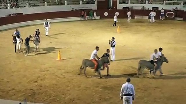 11.08.2022 St Sever Ganaderia Maynus Cuadrilla Olivier Barrere Course Mixte Les Anes