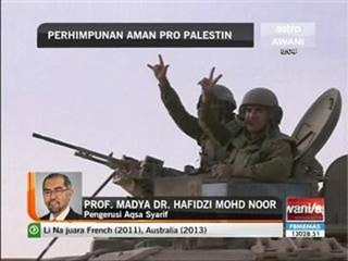 Perhimpunan Aman pro-Palestin