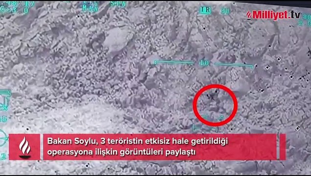 Bakan Soylu görüntüleri paylaştı! Terör örgütüne Tendürek Dağı kırsalında darbe