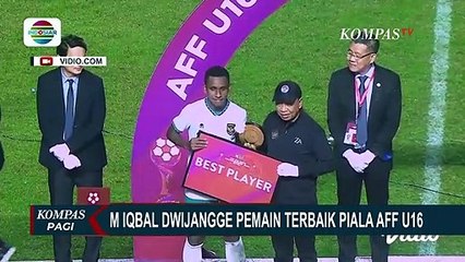 Sang Kapten Muhammad Iqbal Gwijangge Terpilih Jadi Pemain Terbaik di Piala AFF U-16
