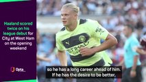 Haaland has the skills to be all-time great - Guardiola