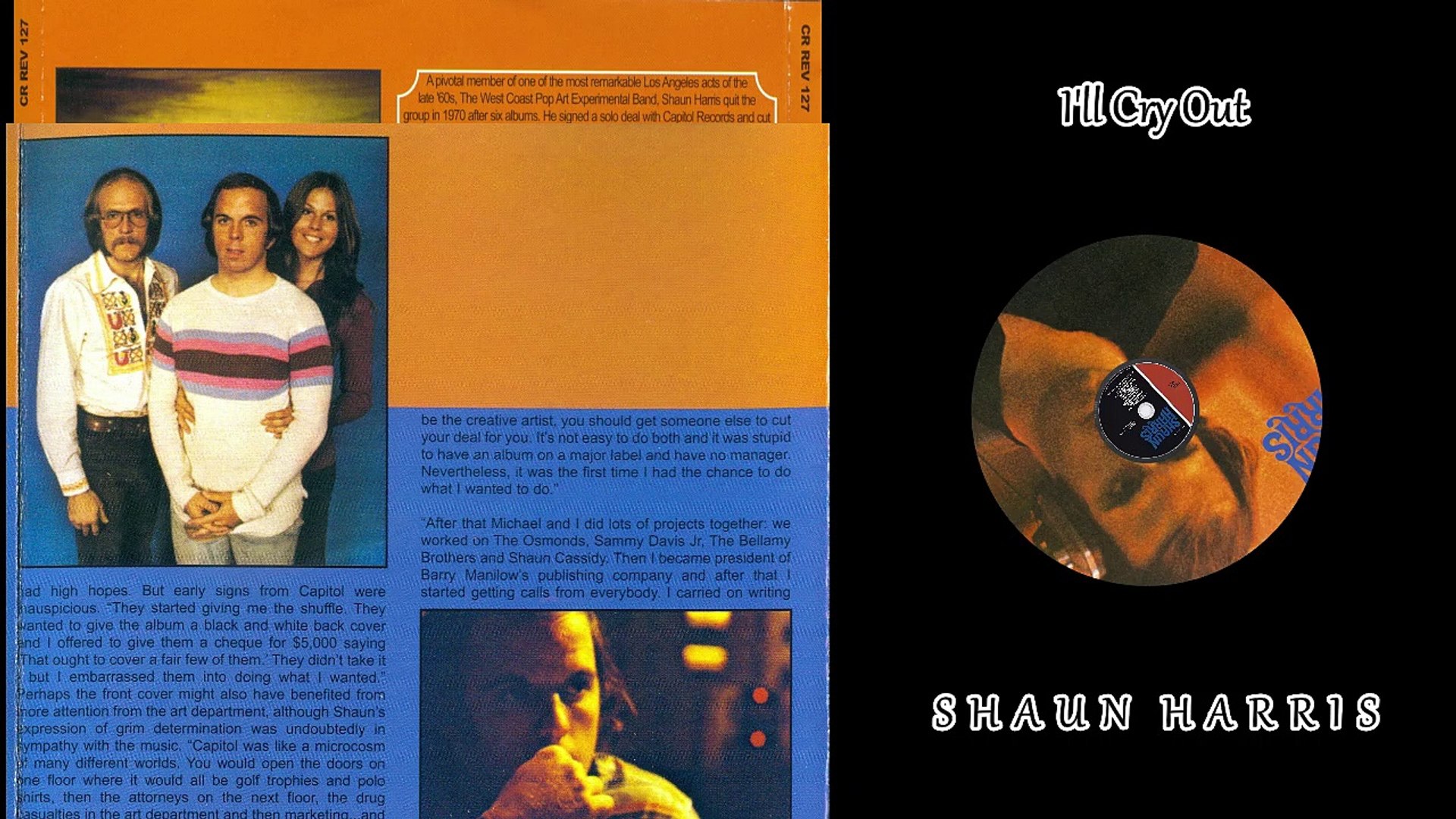 Shaun Harris — Shaun Harris 1973 (USA, Psychedelic/Folk Rock)