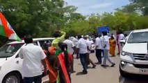 देखें वीडियो: तमिलनाडु के वित्त मंत्री पीटीआर पलनीवेल त्यागराजन की कार पर फैंकी चप्पल