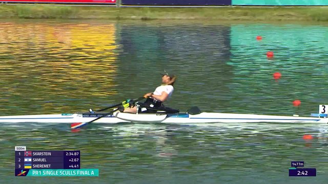 2022 European Rowing Championships - Munich, Germany - PR1 Women's Single Sculls (PR1 W1x) A-final