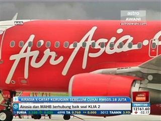 AirAsia X catat kerugian sebelum cukai RM605.18 juta pada 2014
