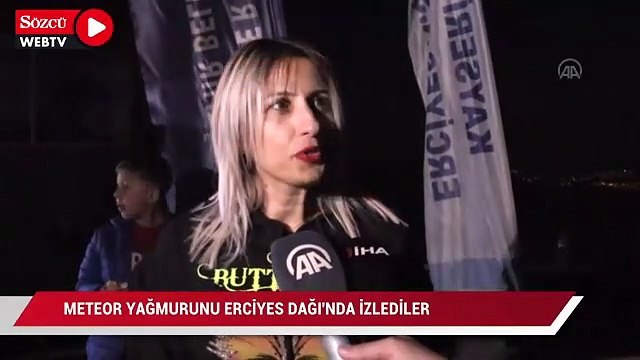 Perseid meteor yağmuru görsel şölen oluşturdu