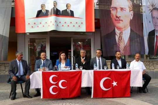 Erzurum haber | MHP'nin Adım Adım 2023 İlçe İlçe Anlatma ve Aydınlatma programı Oltu'da yapıldı