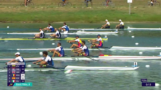2022 European Rowing Championships - Munich, Germany - Men's Pair (M2-) A-final
