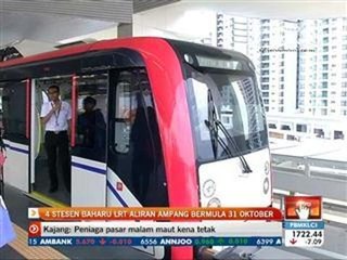 4 stesen baharu LRT aliran ampang bermula 31 Oktober