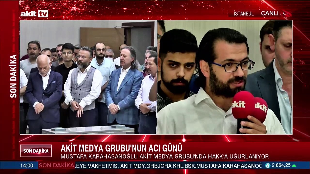Mustafa Karahasanoğlu Akit Medya Grubu’nda Hakk’a uğurlandı