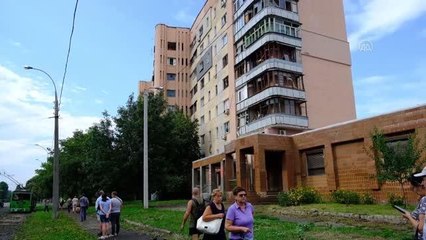 Harkiv'deki saldırılarda sivil yerleşim yerleri hasar gördü