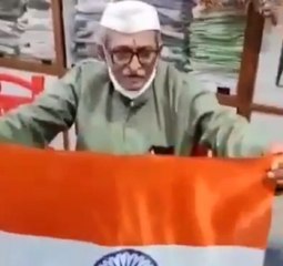 ಪಾಲಿಸ್ಟರ್ ಬಟ್ಟೆಯಲ್ಲಿ ರಾಷ್ಟ್ರಧ್ವಜ: ಜೆ.‌ ಕೆ. ಕೊಟ್ರಬಸಪ್ಪ ಆಕ್ರೋಶ