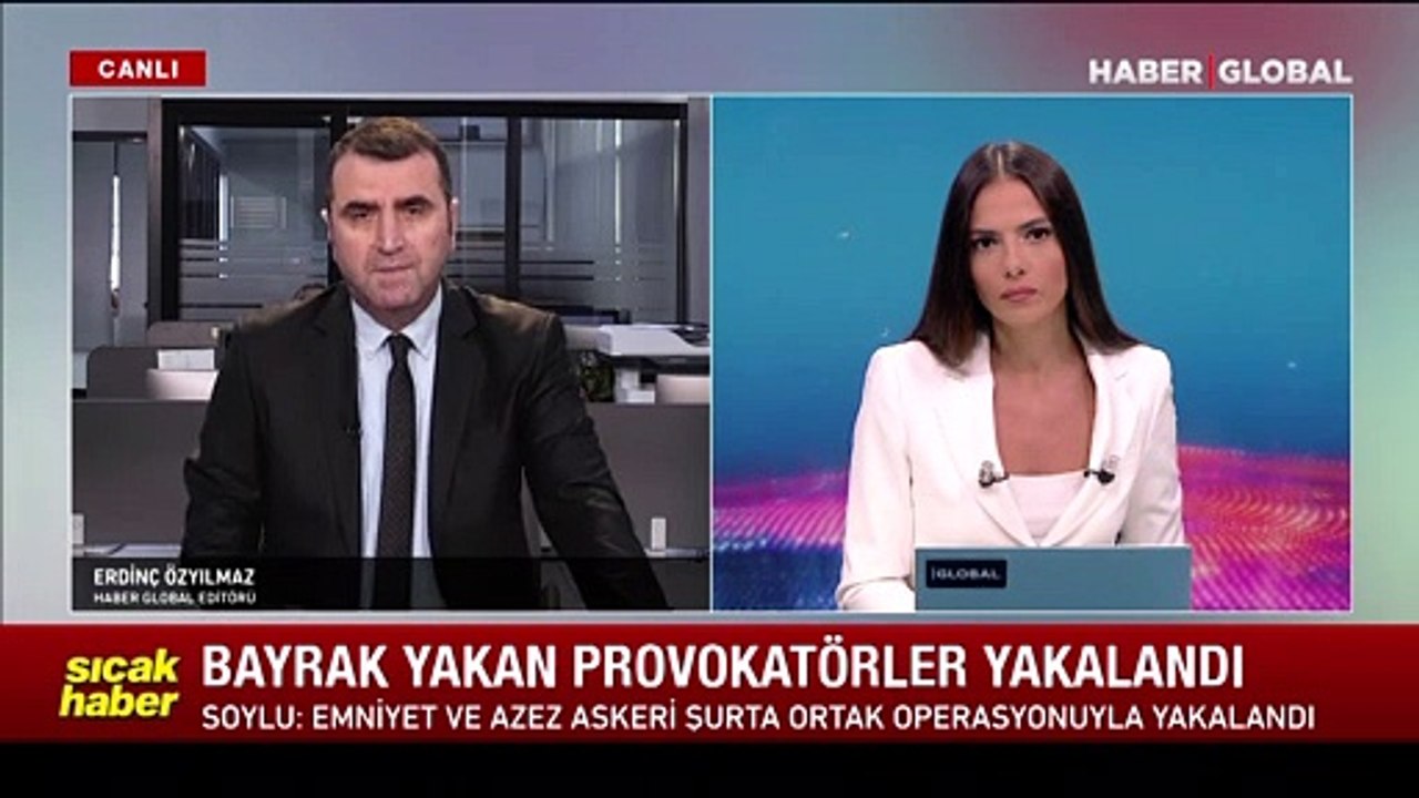 Bakan Soylu duyurdu: Azez'de Türk bayrağını yakma girişiminde bulunan iki kişi yakalandı